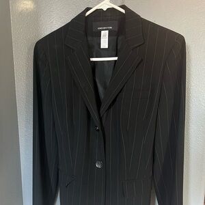 Jones New York Women's Black Pinstripe Suit - Blazer & Trousers